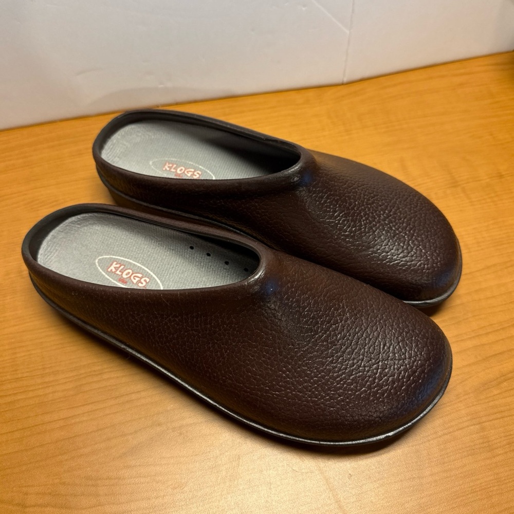 Klogs Footwear Dusty Women's Non-Slip Nurse Shoes - Size 9 (Chestnut)